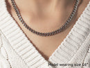 5.5mm 14k White Gold Miami Cuban Semi Solid Chain-11