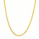 18k Yellow Gold Gourmette Chain (2.20 mm)-4