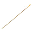 14k Yellow Gold Round Pave Franco Chain (3.15 mm)-4