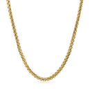 14k Yellow Gold Solid Round Box Chain 2.5 mm-8