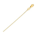 14k Yellow Gold Bead Chain (2.50 mm)-2