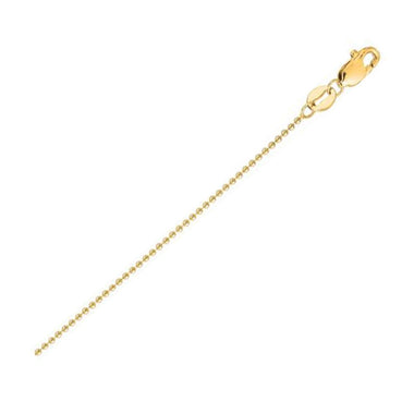 14k Yellow Gold Bead Chain (2.50 mm) - 0