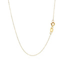 14k Yellow Gold Necklace with Cat Symbol in Mother of Pearl-7