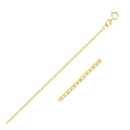 10k Yellow Gold Mariner Link Chain 1.2mm-5