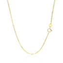 10k Yellow Gold Mariner Link Chain 1.2mm-8