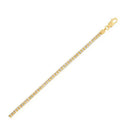Ice Barrel Chain in 14k Yellow Gold (3.23 mm)-5