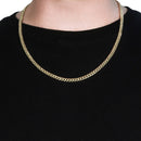 10k Yellow Gold Semi Solid Miami Cuban Chain (5.00 mm)-9