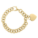 14k Yellow Gold 7 1/2 inch Rolo Link Bracelet (11.40 mm)-4