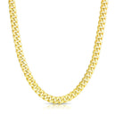6.1mm 14k Yellow Gold Semi Solid Miami Cuban Chain-6