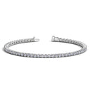Lab Grown Round Diamond Tennis Bracelet in 14k White Gold (3 cctw F/G  VS2/SI1)-4