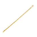 14k Yellow Gold Light Rope Chain (4.30 mm)-5