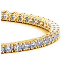 Lab Grown Round Diamond Tennis Bracelet in 14k Yellow Gold (6 cctw F/G  VS2/SI1)-5