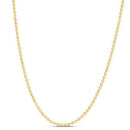 Moon Cut Bead Chain in 14k Yellow Gold (2.50 mm)-6
