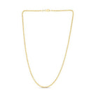 Moon Cut Bead Chain in 14k Yellow Gold (2.50 mm)-7