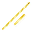 6.0mm 14k Yellow Gold Classic Miami Cuban Solid Bracelet-3