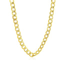 6.1mm 10k Yellow Gold Curb Chain-6