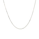 10k White Gold Classic Box Chain (0.45 mm)-5