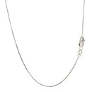 10k White Gold Classic Box Chain (0.45 mm)-6