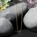 14k Yellow Gold Round Box Chain 1.35 mm-10