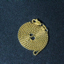 14k Yellow Gold Round Box Chain 1.35 mm-12