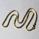 2.0mm 14k Yellow Gold Semi Solid Box Chain-10