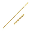 2.5mm 14k Yellow Gold Light Rope Chain-5