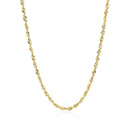 2.5mm 14k Yellow Gold Light Rope Chain-7