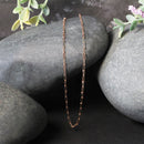 14K Rose Gold Fine Paperclip Chain (1.5mm)-10