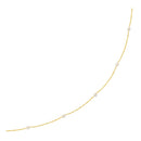 14k Yellow Gold Necklace with White Pearls-3