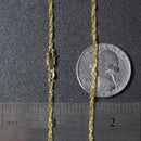 14k Yellow Gold Singapore Chain 1.7mm-11