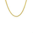 14k Yellow Gold 2.8mm Light Weight Wheat Chain-8
