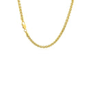 14k Yellow Gold 2.8mm Light Weight Wheat Chain-9