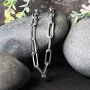 14K White Gold Wide Paperclip Chain (6.1mm)-11