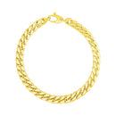 14K Yellow Gold Cuban Link Bracelet-5