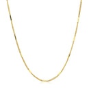 Diamond Cut Bar Links Pendant Chain in 14k Yellow Gold (1.3mm)-7