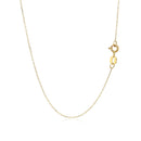 14K Yellow Gold Hand of Hamsa Necklace-7