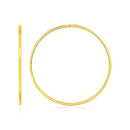 Endless Hoop Style Earrings in 14K Yellow Gold-2