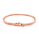 14k Rose Gold Fancy Weave Motif Bangle-6