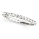 14k White Gold Timeless Diamond Wedding Ring (1/5 cttw)-2