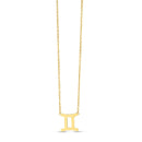 14K Yellow Gold Gemini Necklace-3