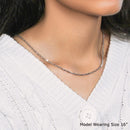 18k White Gold Diamond Cut Cable Link Chain (2.60 mm)-8