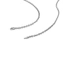 18k White Gold Diamond Cut Cable Link Chain (2.60 mm)-11