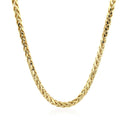 3.15mm 14k Yellow Gold Diamond Cut Round Franco Chain-8