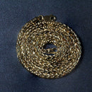 3.15mm 14k Yellow Gold Diamond Cut Round Franco Chain-12