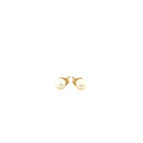 14k Yellow Gold Freshwater Cultured White Pearl Stud Earrings (4.0 mm)-6