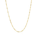 14k Yellow Gold Singapore Chain 1.5mm-6