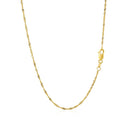 14k Yellow Gold Singapore Chain 1.5mm-7