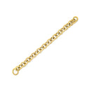 14k Yellow Gold Round Link Bracelet (11.60 mm)-3
