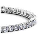 Lab Grown Round Diamond Tennis Bracelet in 14k White Gold (6 cctw F/G  VS2/SI1)-5