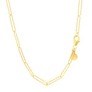 14k Yellow Gold Wire Paperclip Chain (2.7mm)-10